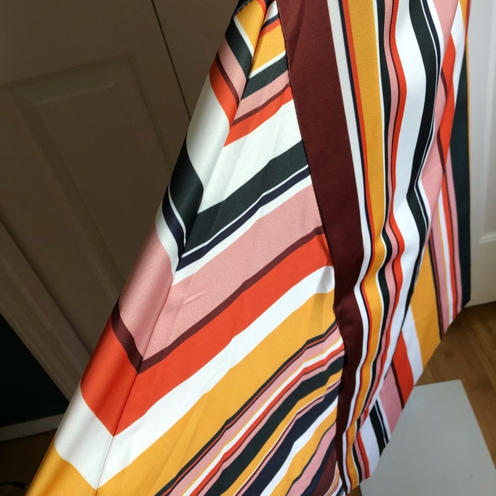 *LAST1* MULTI ASYMMETRIC STRIPE SKIRT - Picture 4 of 7